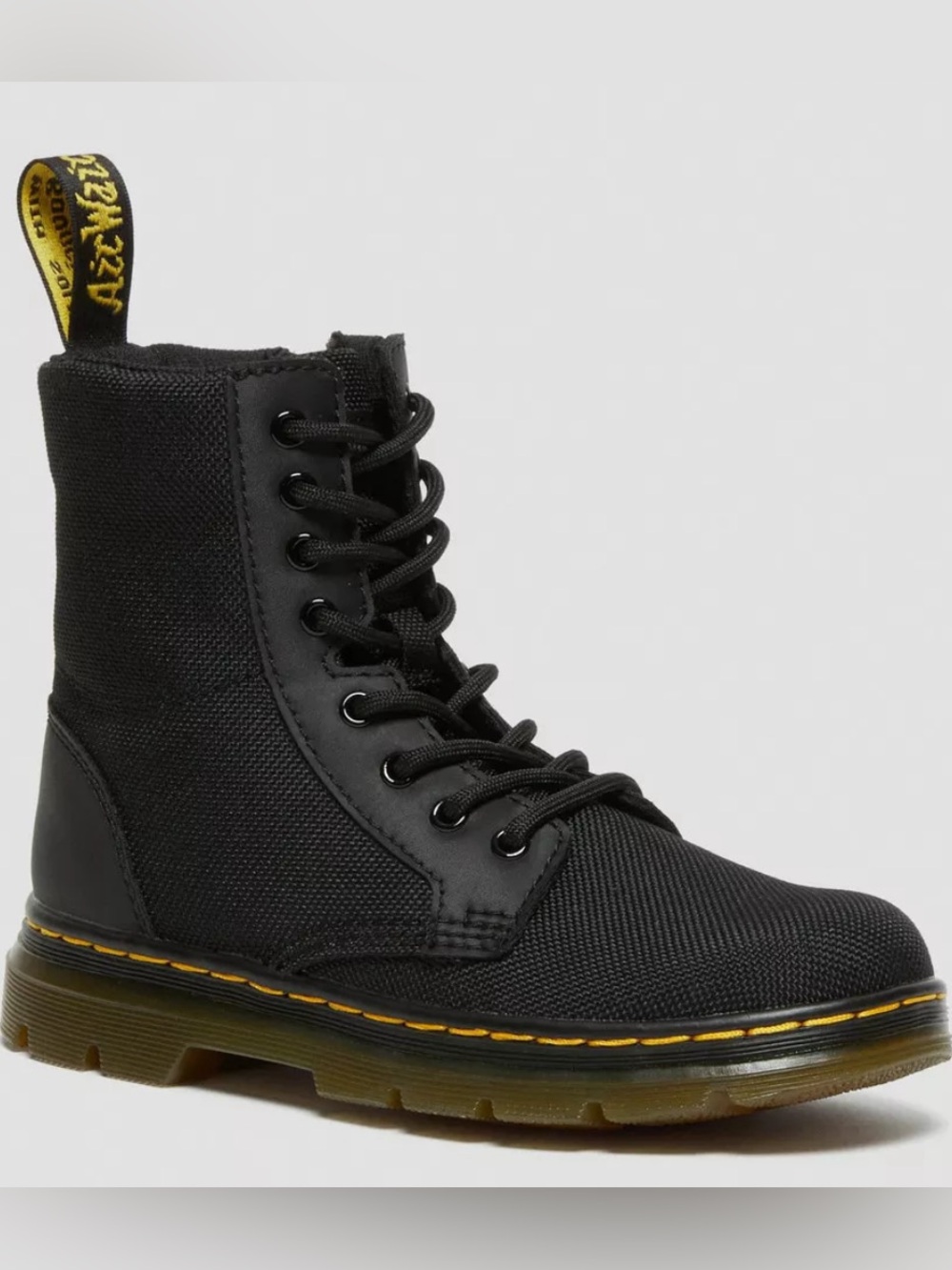 Dr. Martens Combs J Junior Utility Boots | Black | EU 34 / US 3 | Like New
